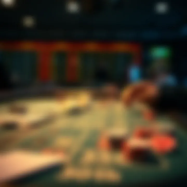 A strategic betting board featuring various betting types.