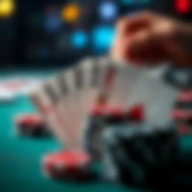 Effective Poker Strategies A strategic game plan depicted through cards and chips, illustrating effective poker strategies.