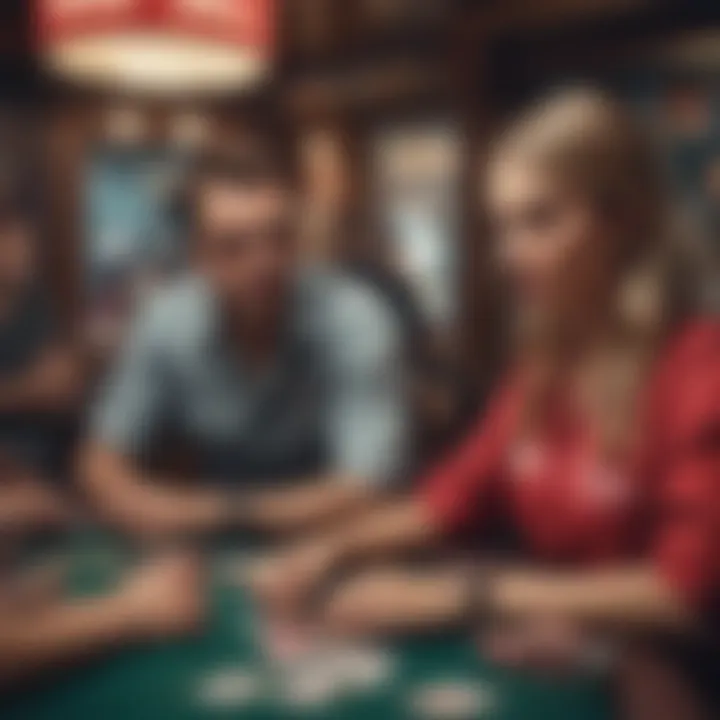 Community interaction and social features of Zynga Poker