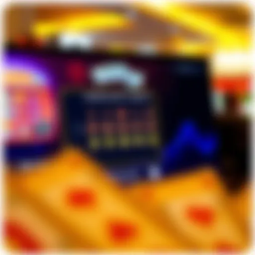 Digital scratch-off ticket display on a computer screen