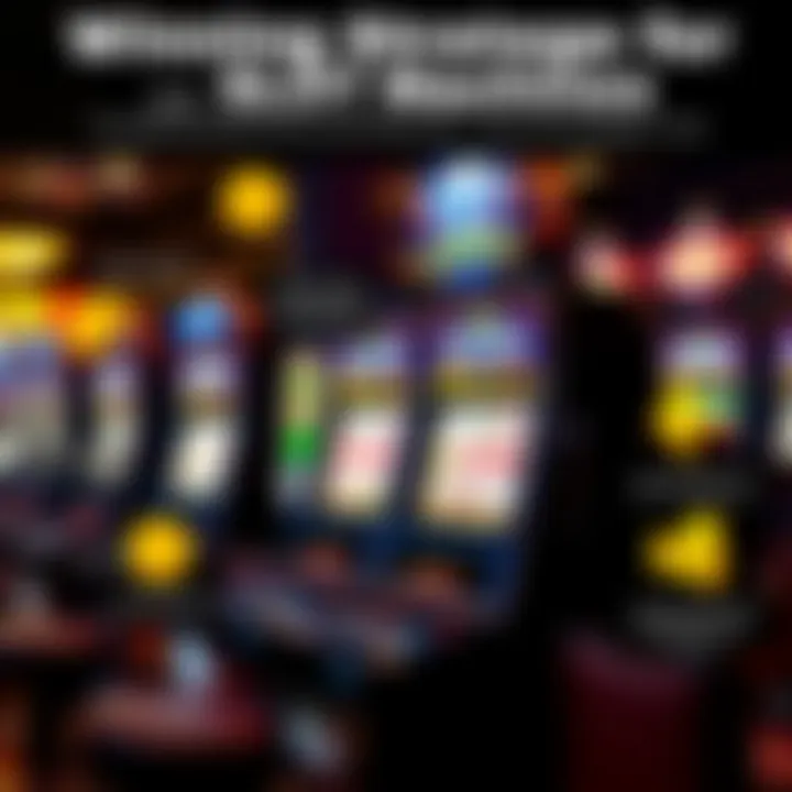 An infographic highlighting strategies for maximizing wins on slot machines