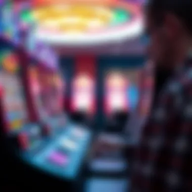 A serene image representing responsible gambling practices