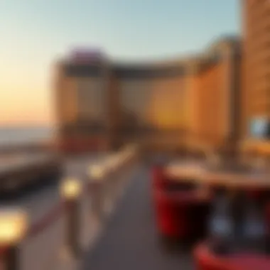 Ocean Casino Resort's beachside view showcasing its stunning location