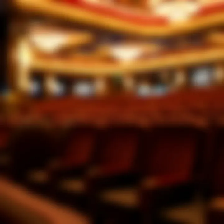 Comfortable seating arrangement in MGM Grand