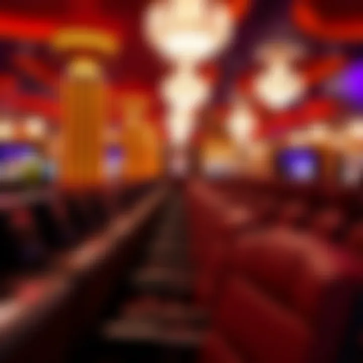 Diverse seating options in MGM Grand casino