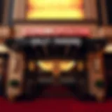 Valet parking entrance at The Cosmopolitan