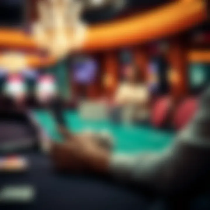 An artistic depiction of the psychological aspects of lottery participation