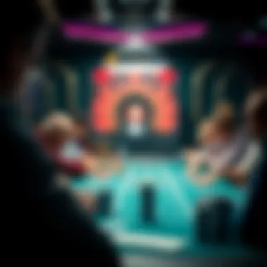 Visual representation of the psychological factors at play in gambling decisions