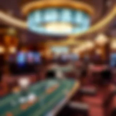 Luxurious amenities and dining options inside the casino