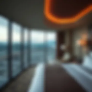 Stunning view from a guest room balcony