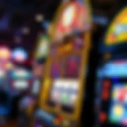 Intricate design of a slot machine at Rocky Gap Casino