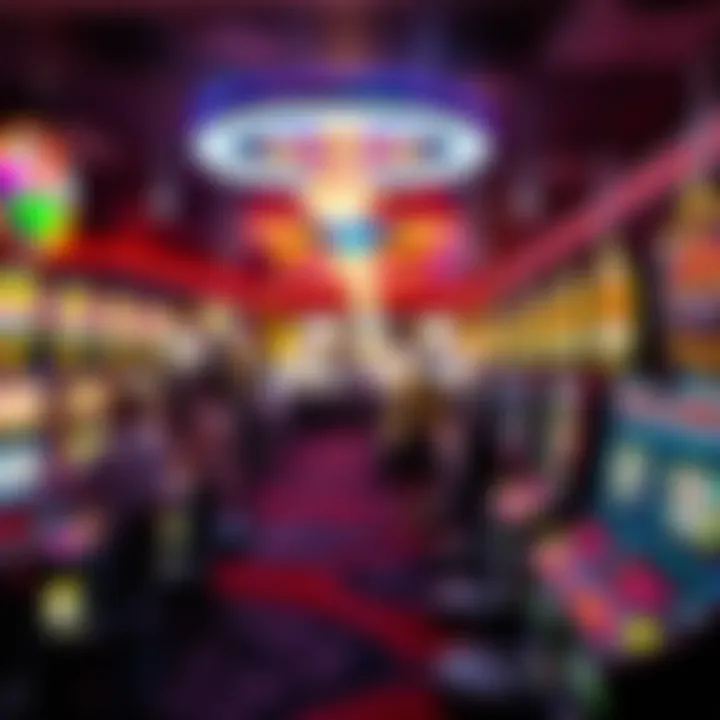 Vibrant Gaming Atmosphere at South Wind Casino Interior gaming area filled with various gaming machines