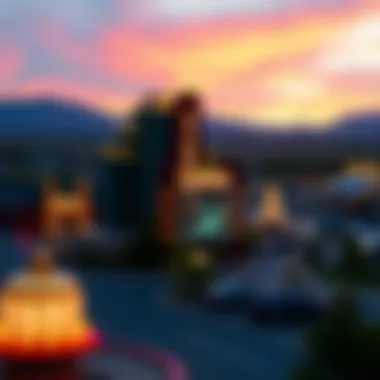 Casino's Influence on the Local Community A scenic view highlighting the casino's impact on the local landscape