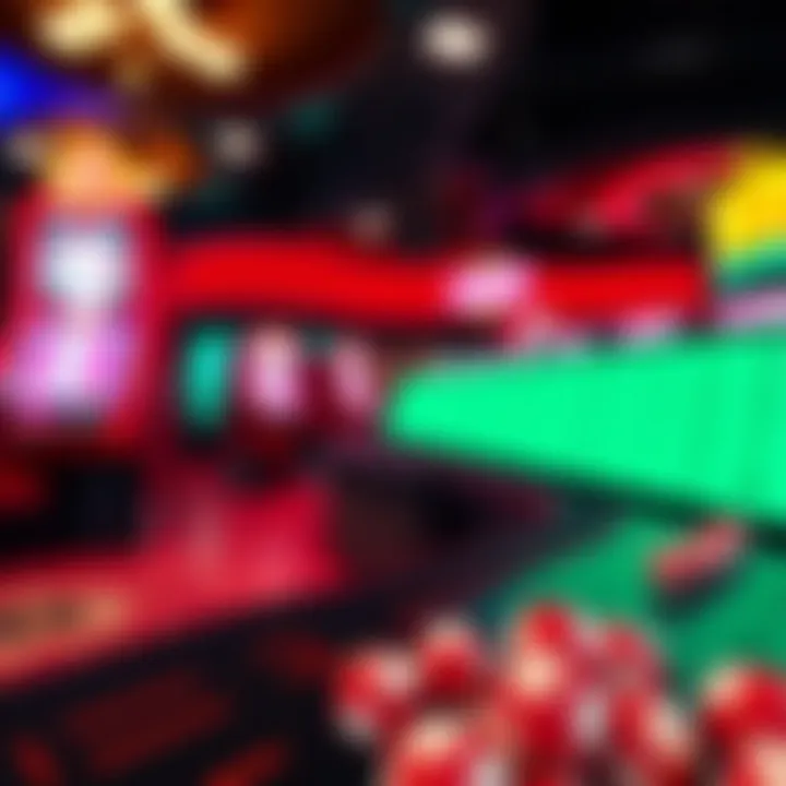 Visualization of winning patterns in Keno