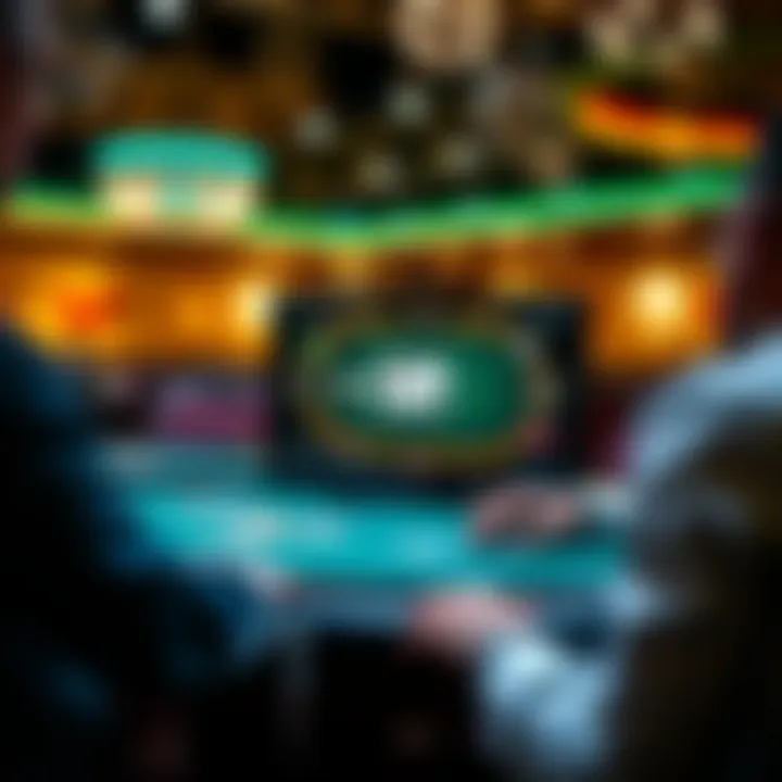An engaging online poker platform interface