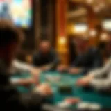 A strategic Texas Hold'em poker match in progress