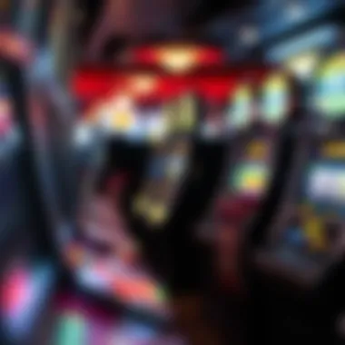 A captivating graphic illustrating the psychological effects of playing slot machines.