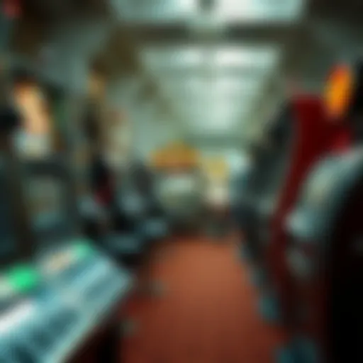 An array of vintage slot machines showcasing their historical evolution.