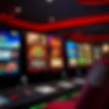 Exploring a Virtual Casino Interface Virtual casino interface showcasing various games