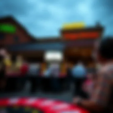 Community Commitment and Responsible Gaming Community engagement event outside Tioga Downs promoting responsible gaming