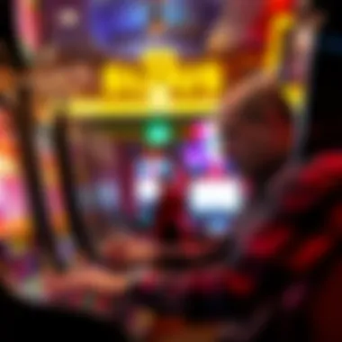 A strategic player analyzing slot machine odds and payouts