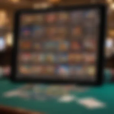 Diverse Game Selections in the App Turning Stone Casino app showcasing diverse game selections