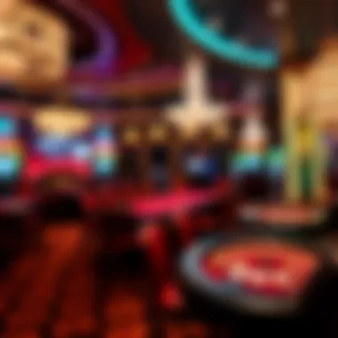 Exclusive High Roller Casino Experience Luxurious casino interior showcasing exclusive high roller tables