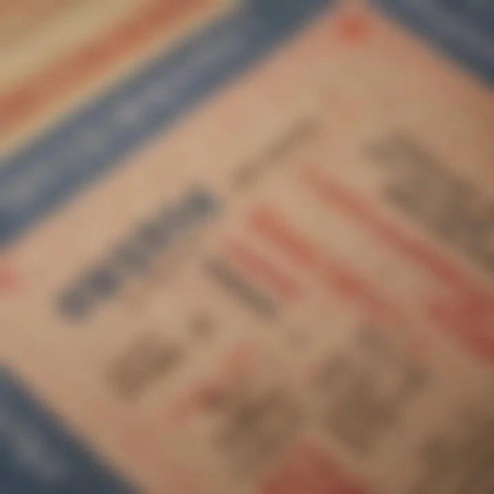 Close-up of a lottery ticket with timestamps