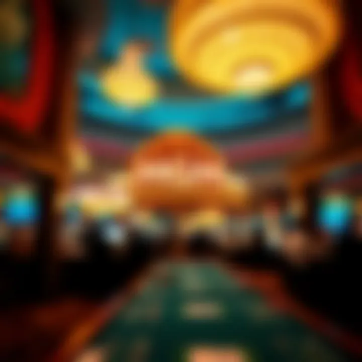 Dramatic view of MGM Casino highlighting vibrant atmosphere