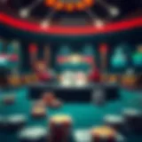 Conceptual illustration of moneyline betting
