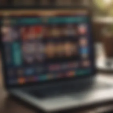 A laptop with online gambling website open, highlighting jackpot section