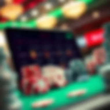 An illustration showcasing various types of online poker deposit bonuses available to players.