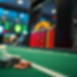 Visual representation of point spread in sports betting