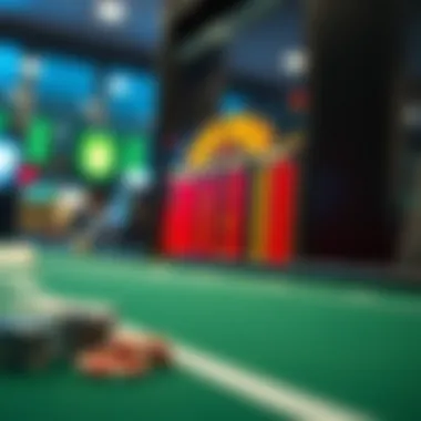 Visual representation of point spread in sports betting