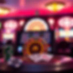 Visual representation of free spins offer in online casinos