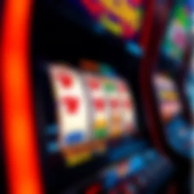 Winning Combinations on Slot Machines A close-up of a slot machine screen displaying winning combinations