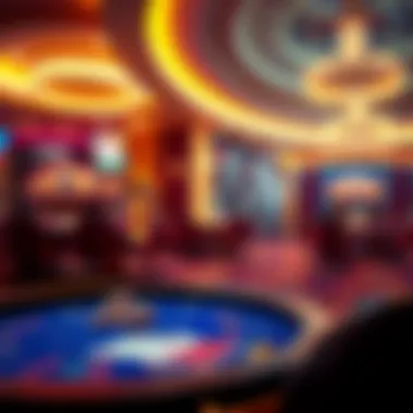 Exploring the Digital Casino Experience Visual of a digital casino environment