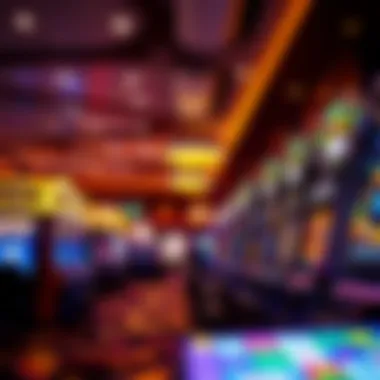Interior shot showcasing the vibrant gaming floor filled with slot machines
