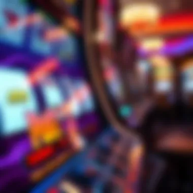 Close-up of Slot Machine Control Panel Close-up of a slot machine's control panel