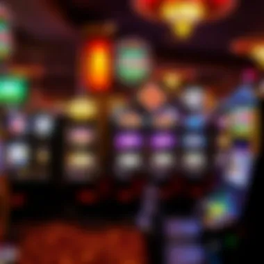 Diverse Slot Machine Display at Wind Creek Casino Diverse slot machine display at Wind Creek Casino