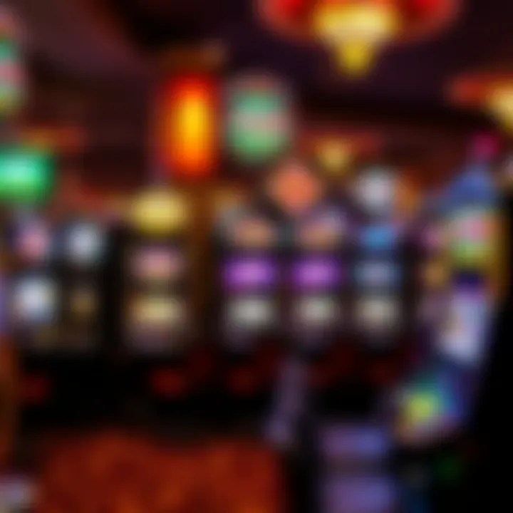 Diverse Slot Machine Display at Wind Creek Casino Diverse slot machine display at Wind Creek Casino