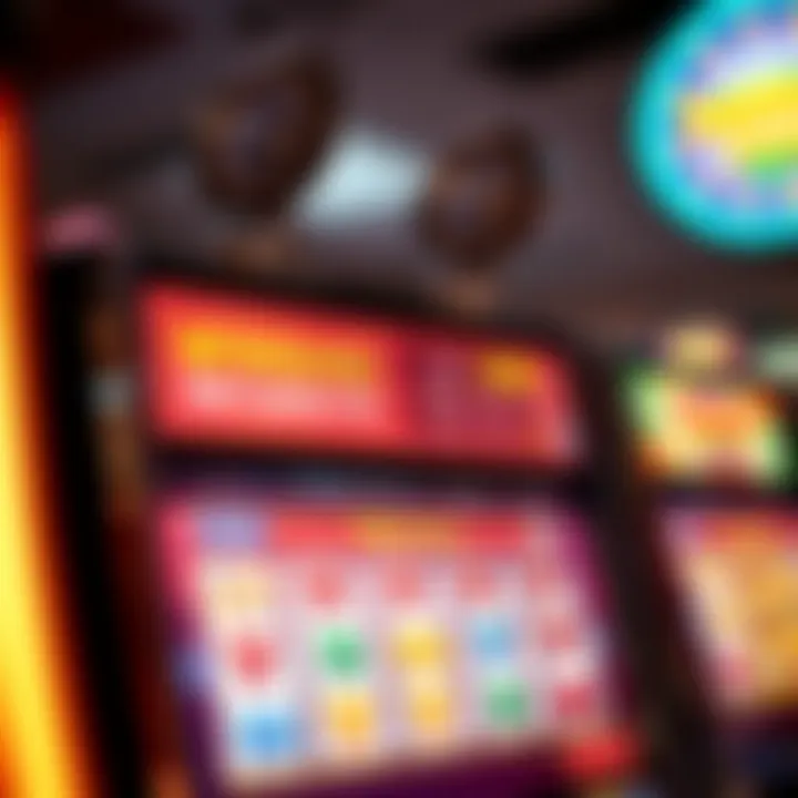 Winning Screen on a Slot Machine Winning screen on a slot machine