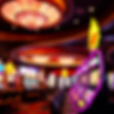 Interior of Winstar Casino Interior shot of the vibrant gaming environment at Winstar Casino